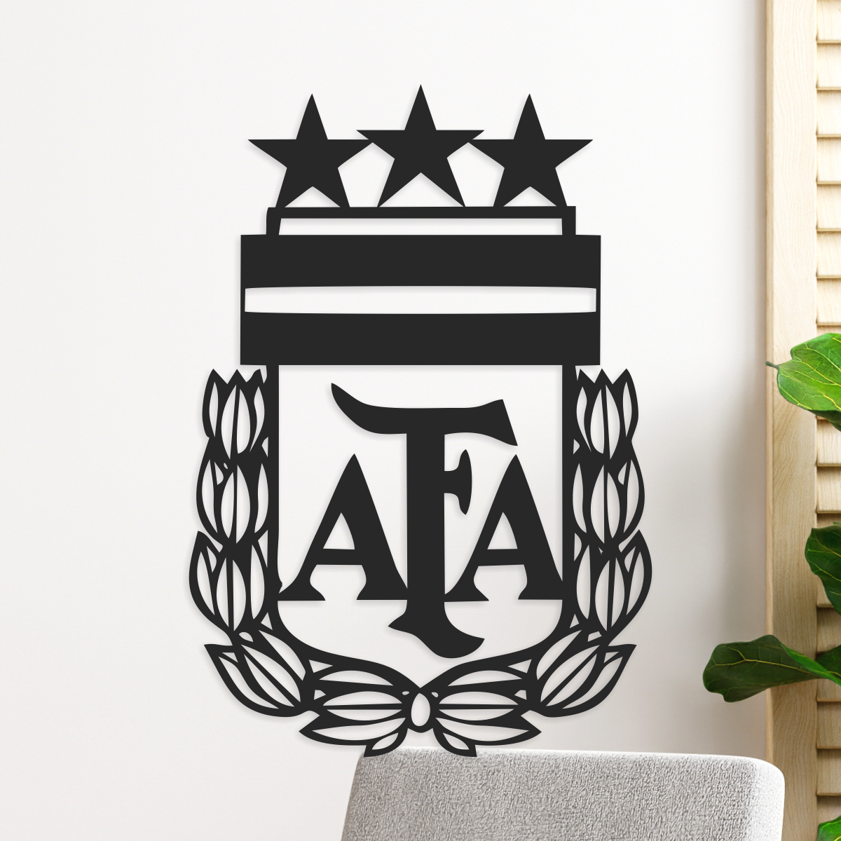 Escudo Seleccion Argentina Tres Estrellas