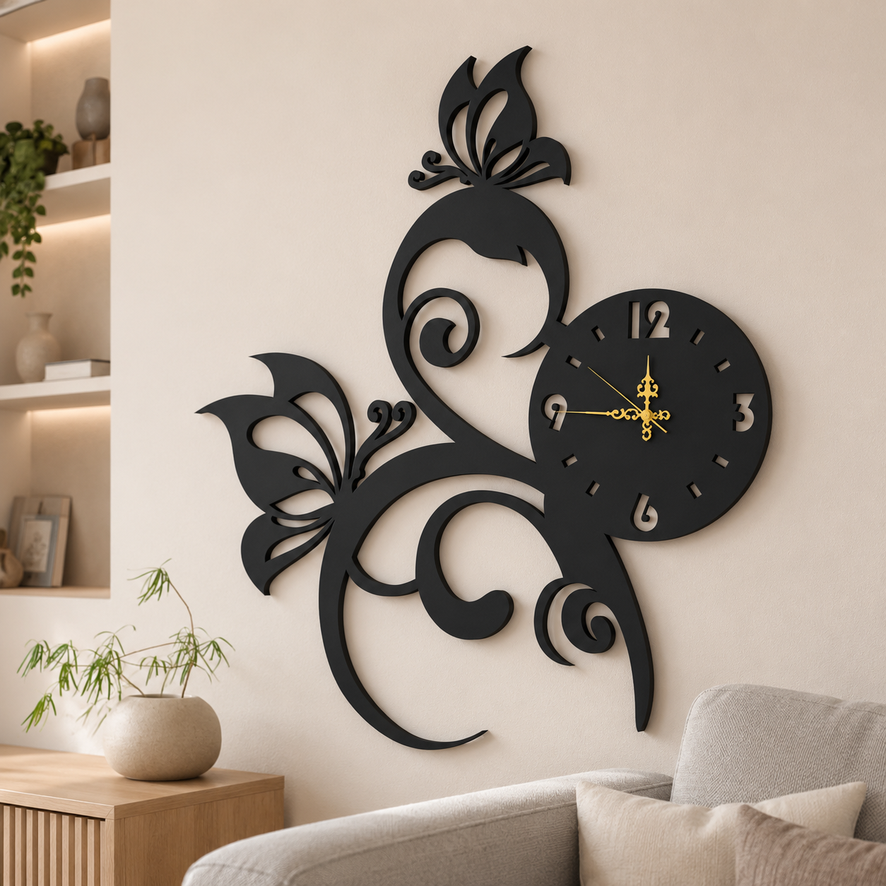 Mariposa + Reloj