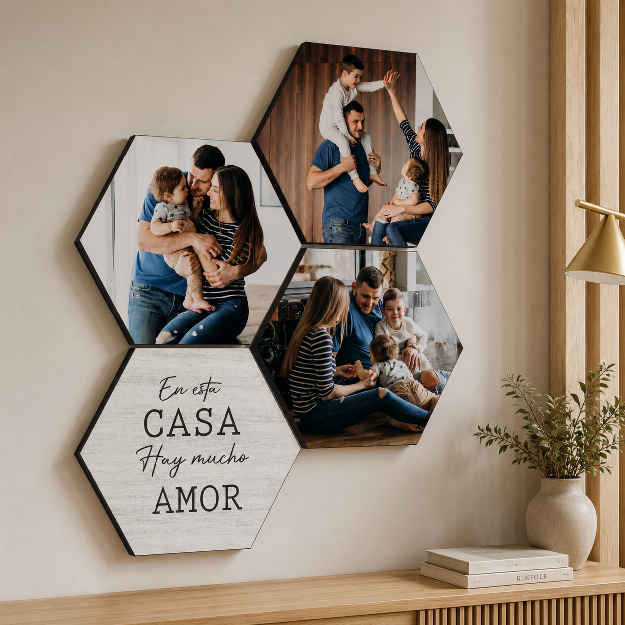 Cuadros Hexagonales Personalizado