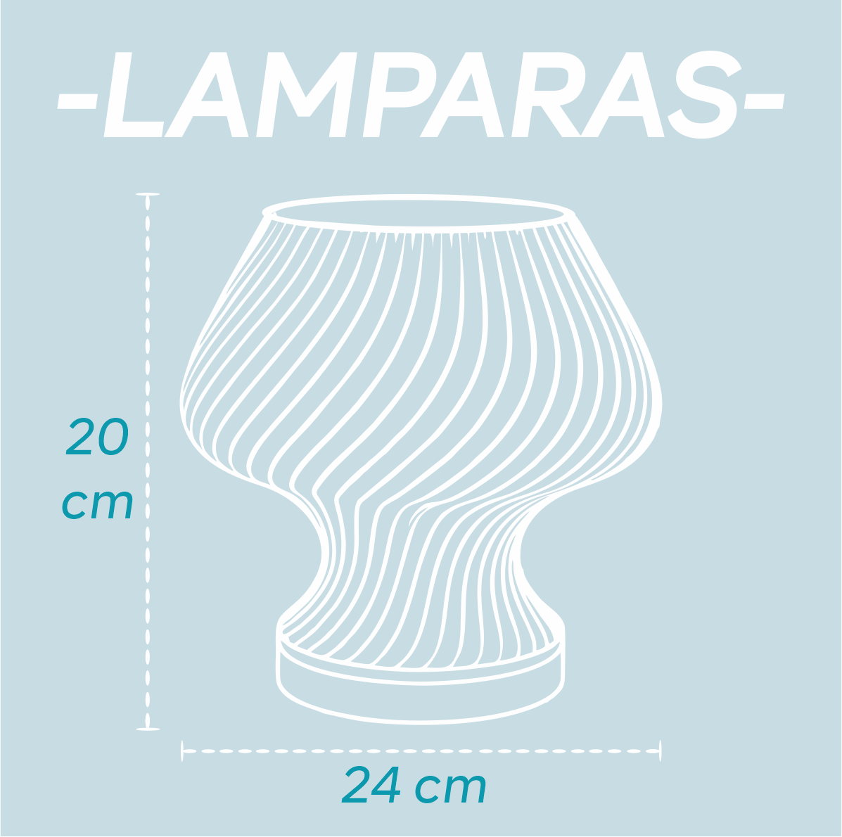 Lampara Aria Medidas