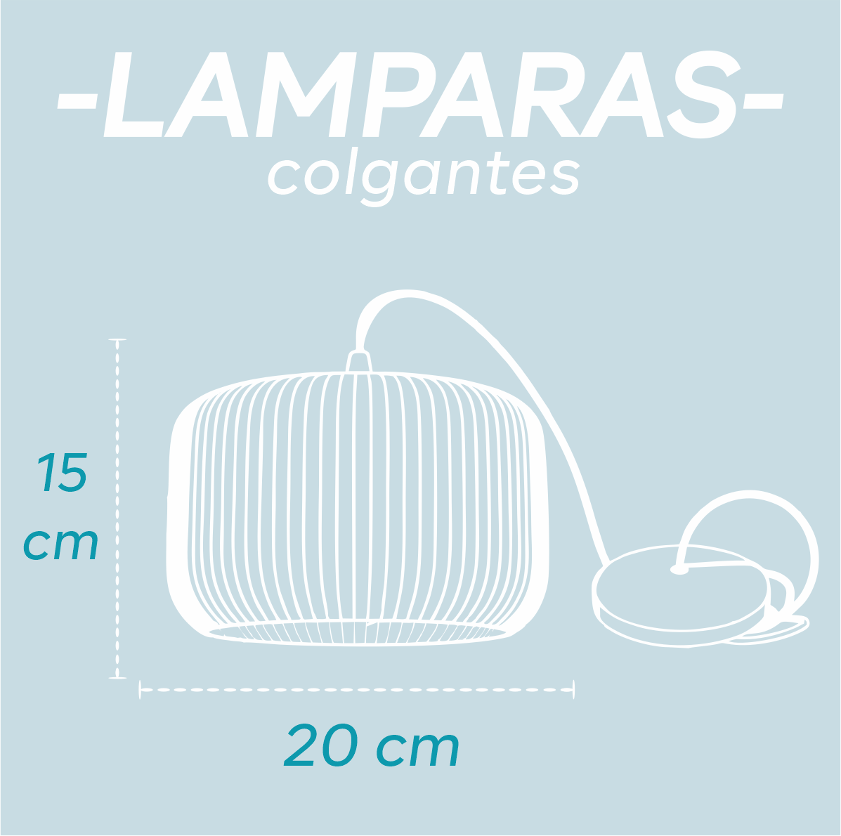 Lampara Selene medidas