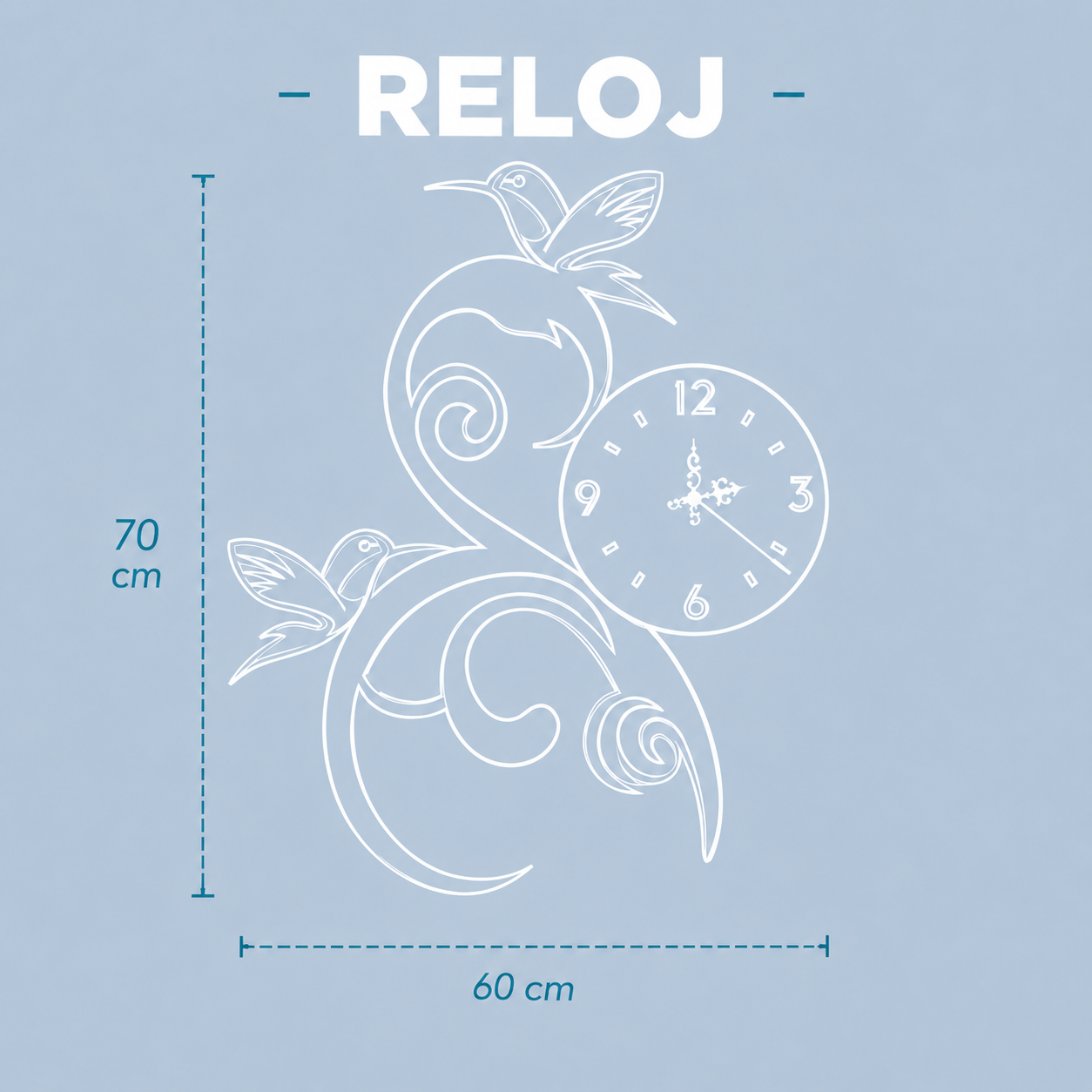 Colibrí + Reloj