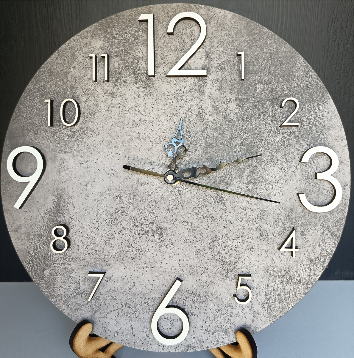 Reloj 3D – Texturado Nórdico #2