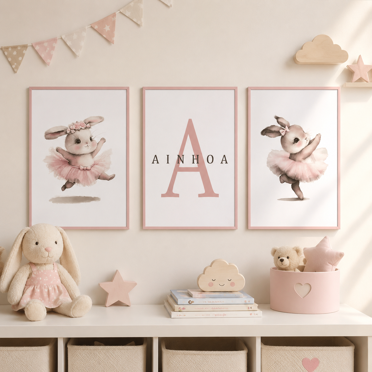 Set conejitos infantil