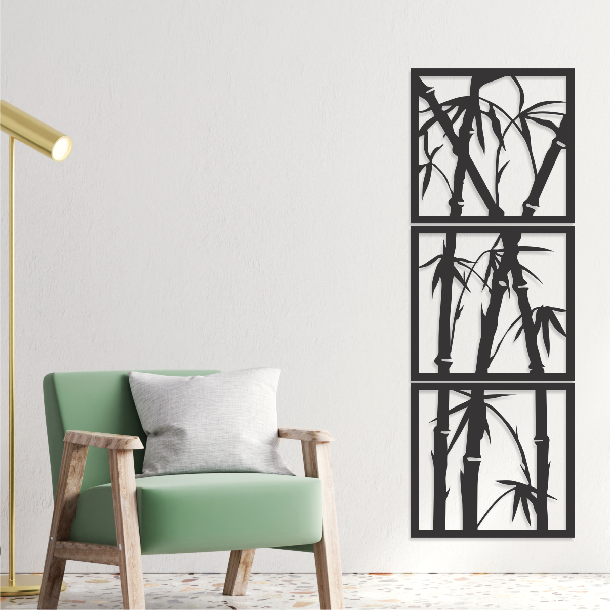 Triptico Bambu