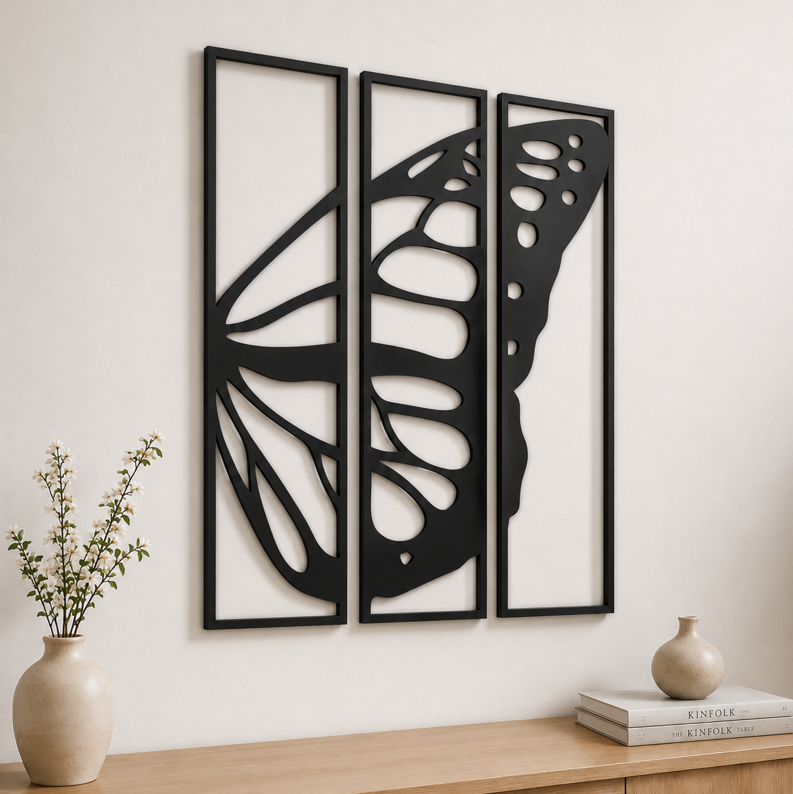 Triptico Mariposa 1