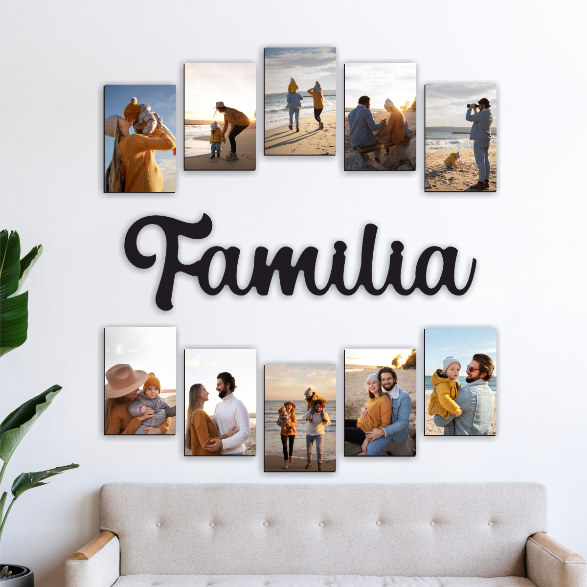 Set Personalizado Familia con 10 Fotos