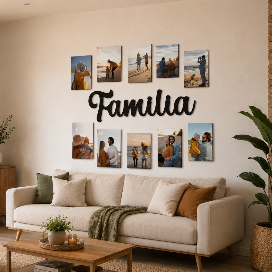 Set Personalizado Familia con 10 Fotos