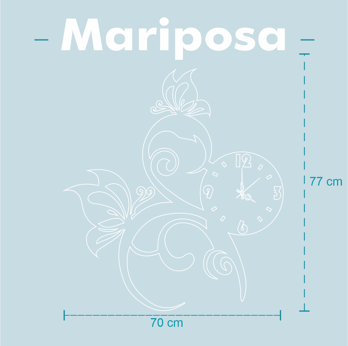 Mariposa + Reloj