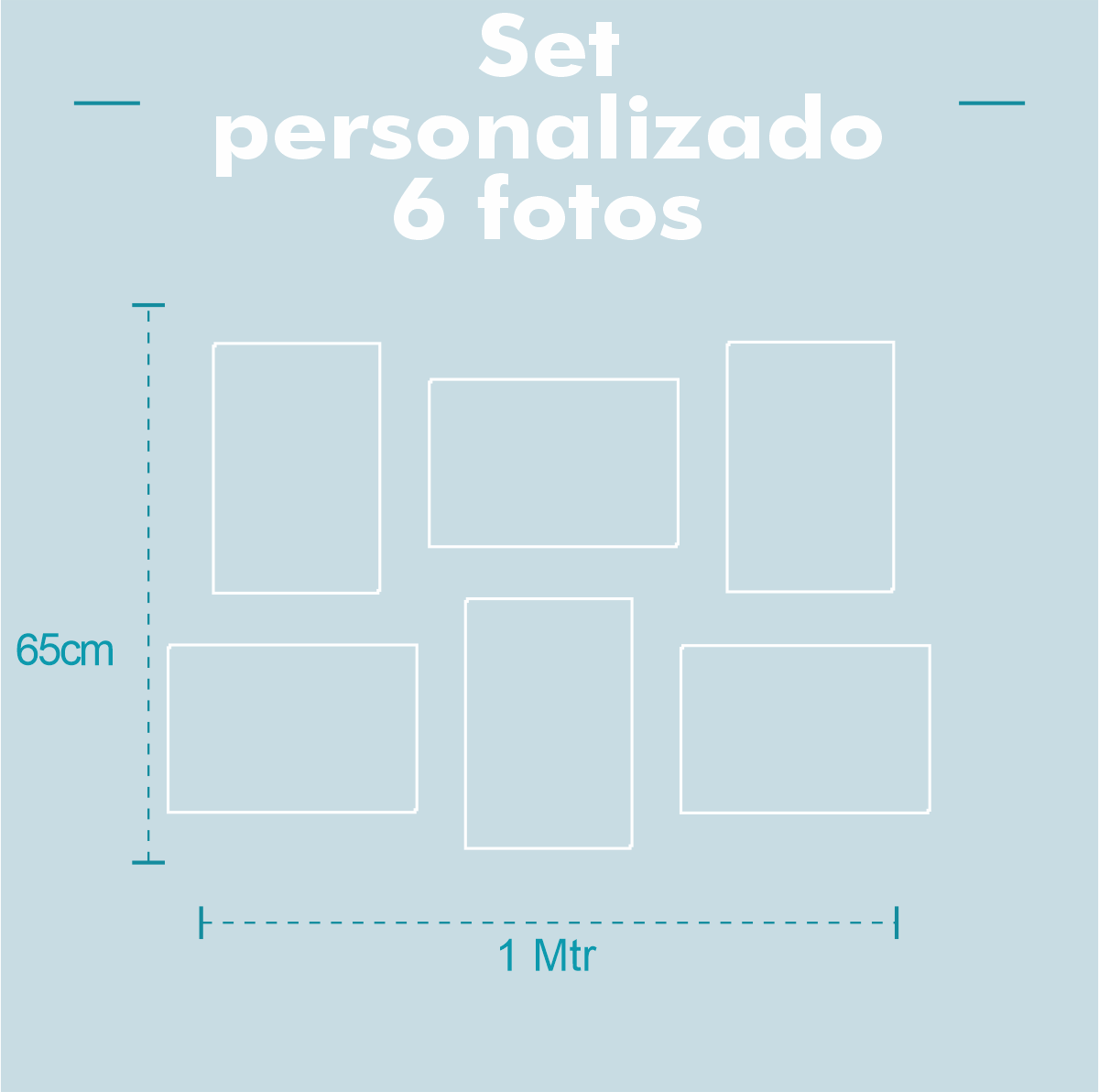 Set Personalizado con 6 Fotos