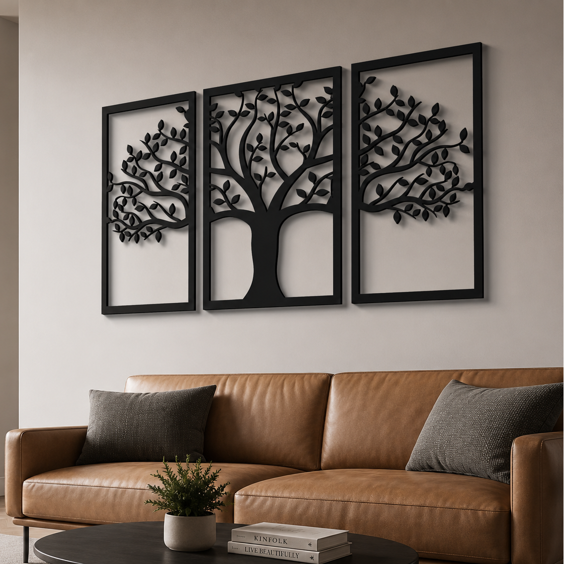 Triptico Arbol decoracion