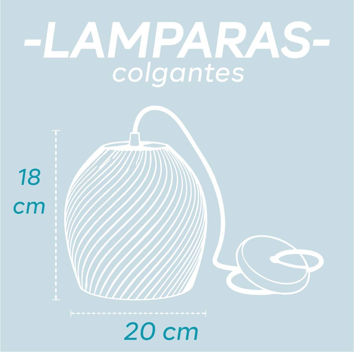 Lampara Calista Medidas