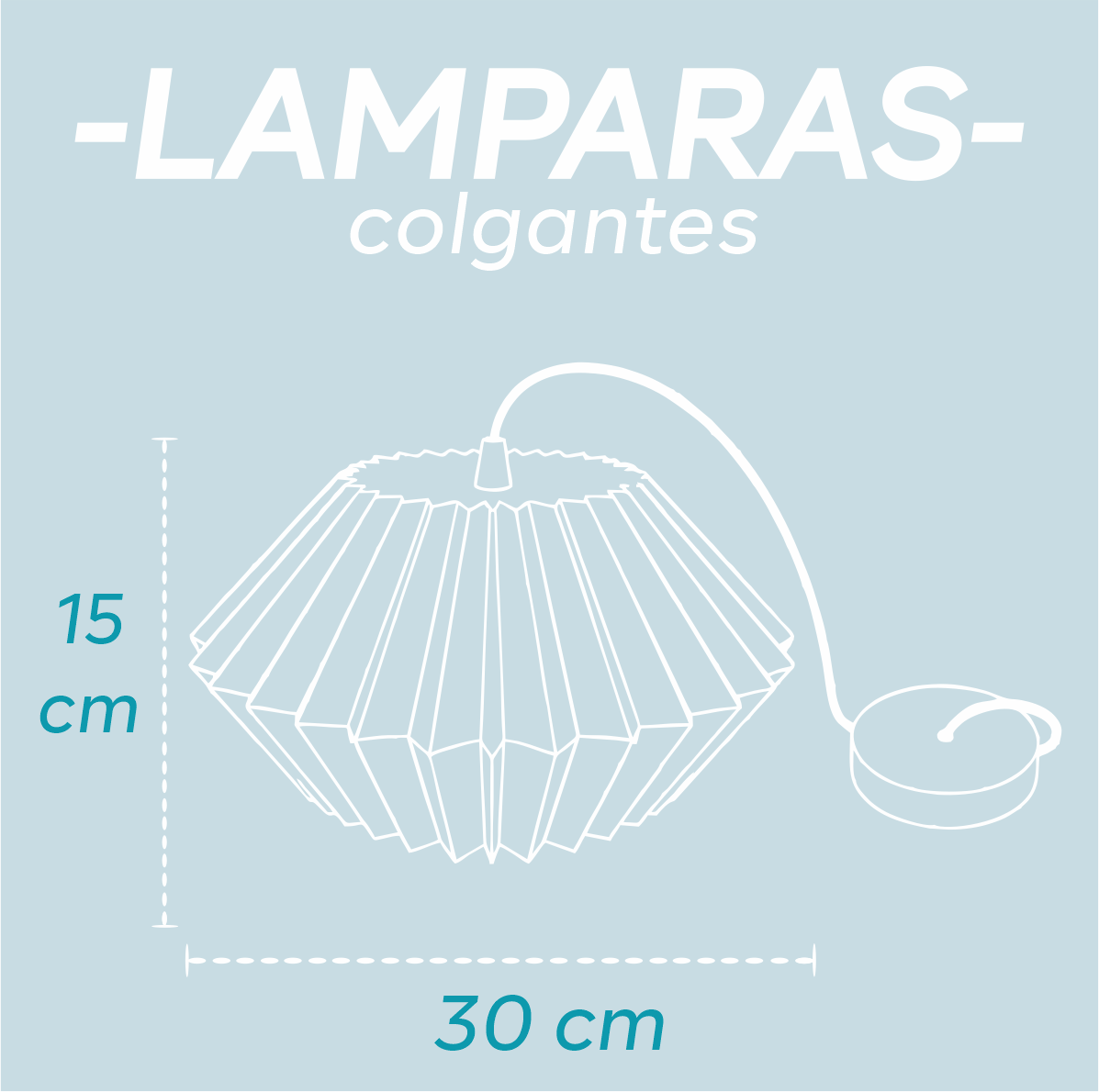 Lampara Sofia medidas