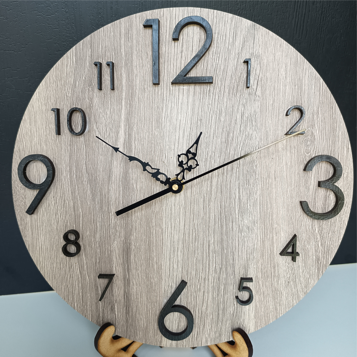 Reloj 3D – Texturado Nórdico #2