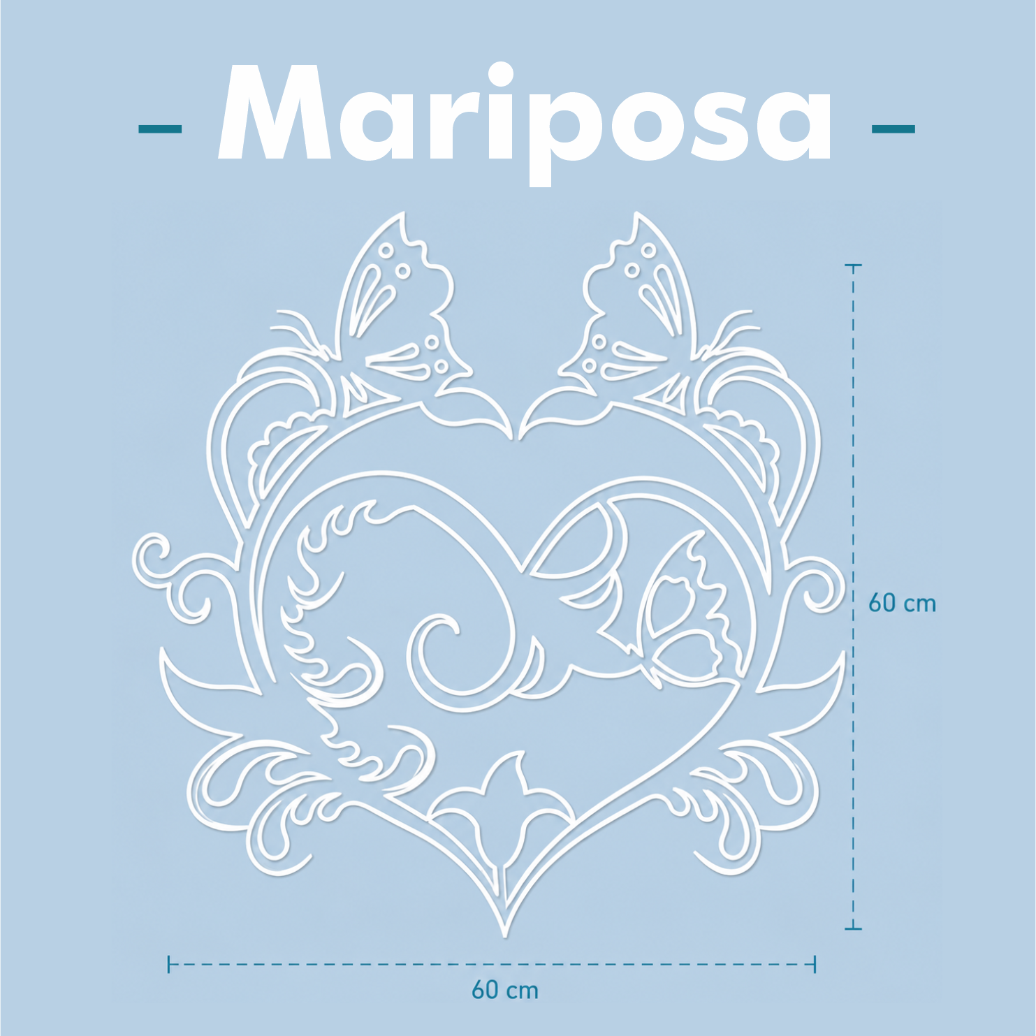 corazon con mariposas 2