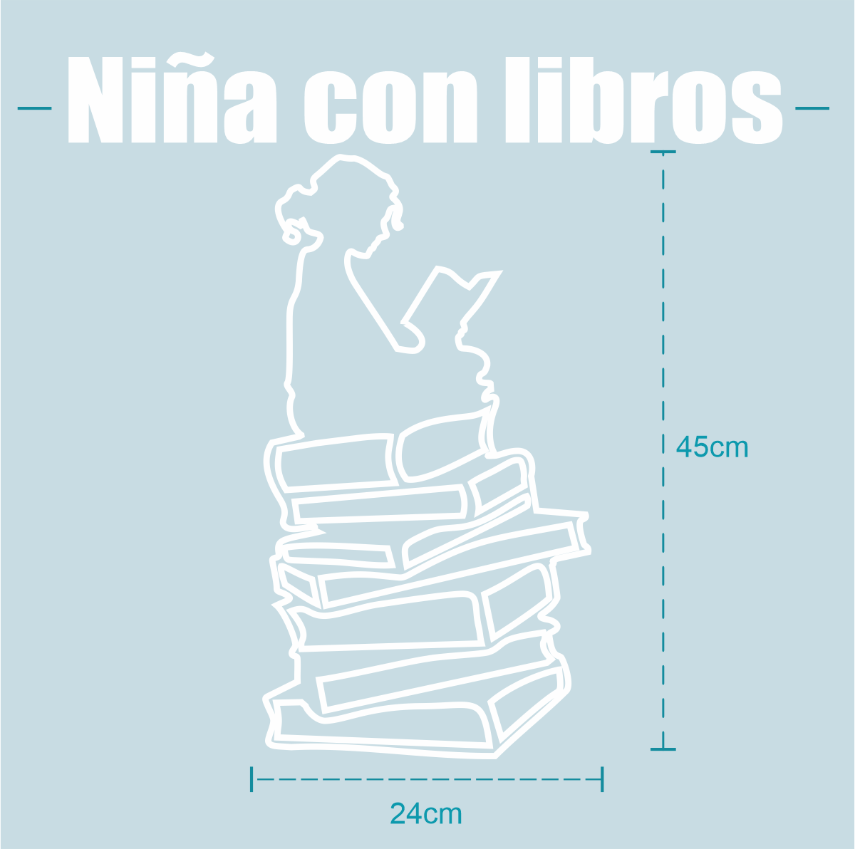 Niña con Libros