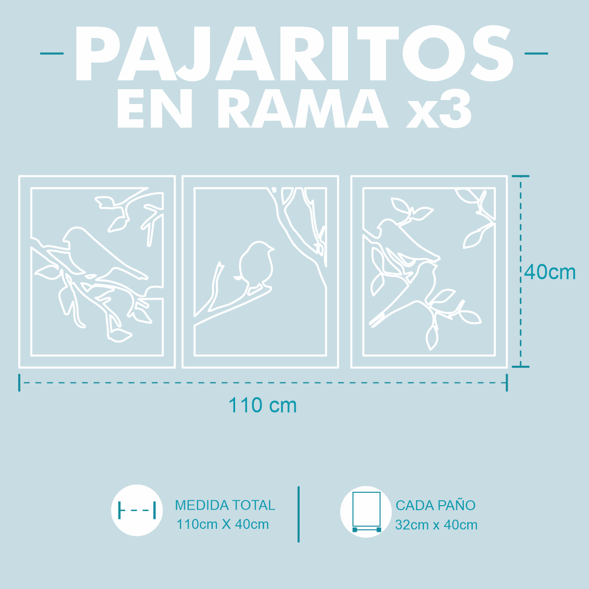 pajaritos en rama X3 