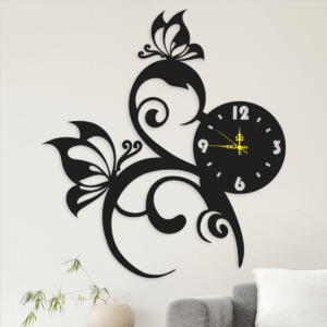 cuadro reloj mariposa