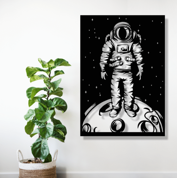 Cuadro hombre en la luna