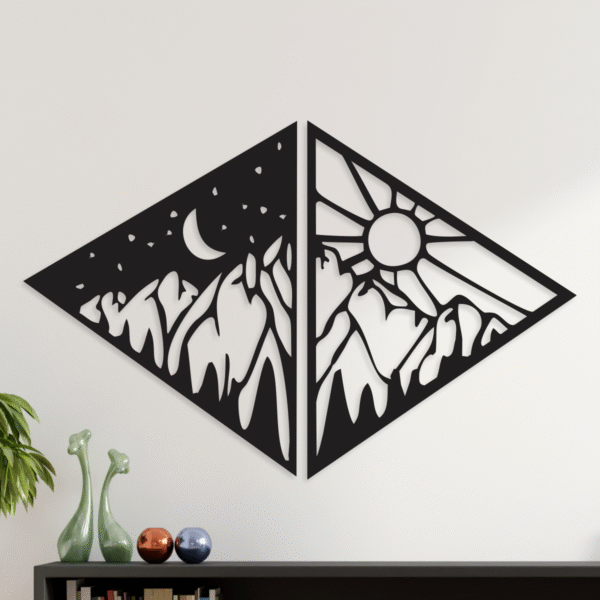 cuadro luna y sol