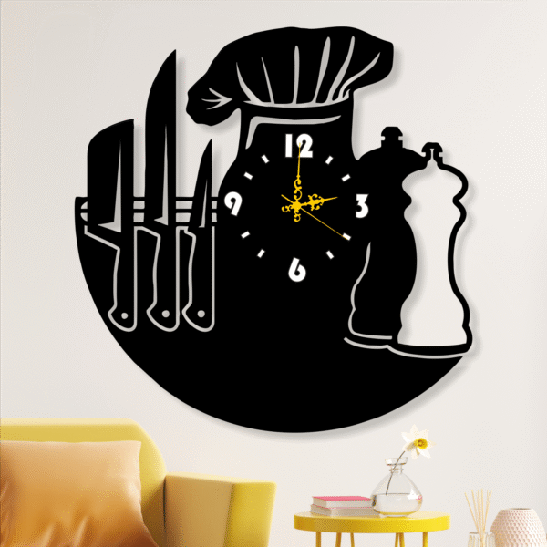 cuadro cocina reloj