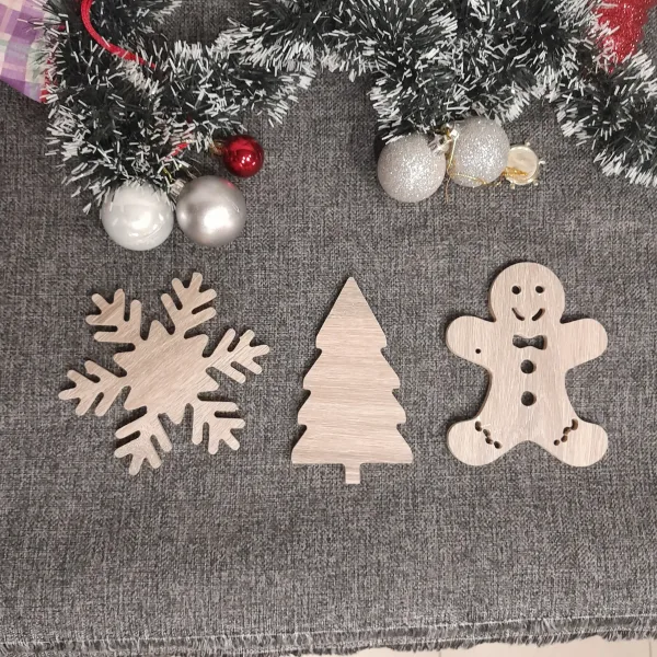 set de 3 figuras navideñas