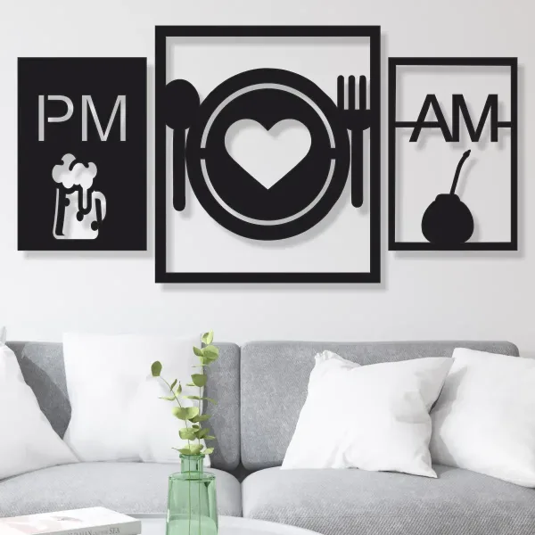 cuadros de cocina, am y pm