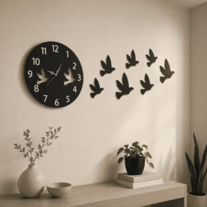 Cuadro reloj decorativo y funcional