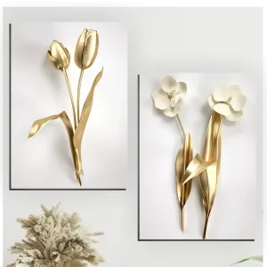 cuadro de finas flores 60 x 40