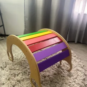 hamaca balancin montessori color arcoiris