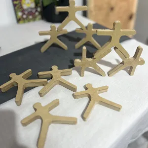 equilibristas de madera montessori