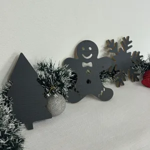 set de 3 figuras navideñas