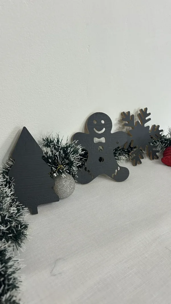 set de 3 figuras navideñas