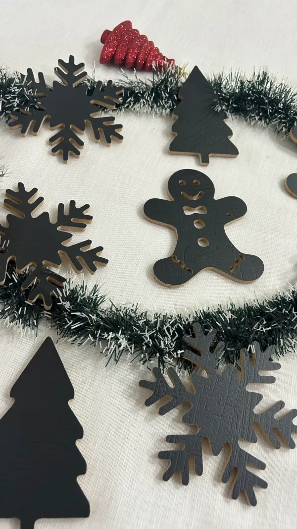set de 3 figuras navideñas