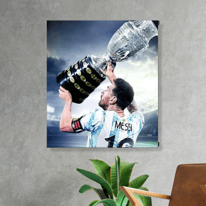 Messi festejando (35cm x 40cm)