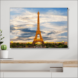 cuadro torre eiffel paris de día 28 x 40 cm