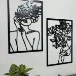 cuadros de mujeres floreciendo 82 x 60