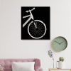 cuadro de bici negra 35 x 40 cm