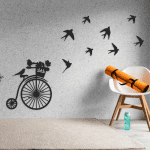 cuadros de bici con pajaritos volando xxl