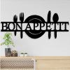 cuadro de bon appetit 75 x 31 cm