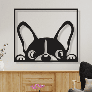 Bull dog Frances (40cm x 35cm)