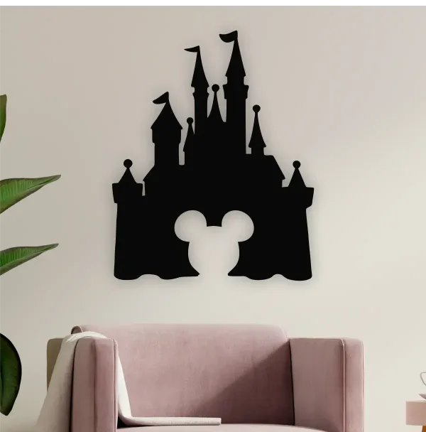 cuadro castillo de disney