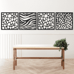 cuadros de celosias 150 x 35 cm