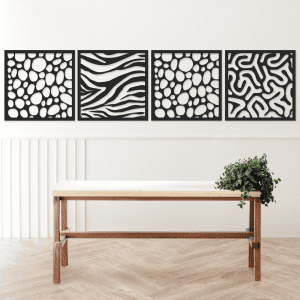 cuadros de celosias 150 x 35 cm