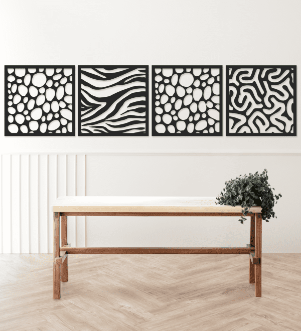 cuadros de celosias 150 x 35 cm