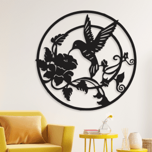Colibri en Flor (60cm x 60cm)