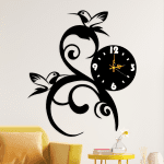 cuadro de colibri mas reloj 60 x 70 cm