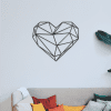 cuadro de corazon nordico 40 x 35 cm
