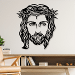 cuadro cara de cristo 55 x 60 cm