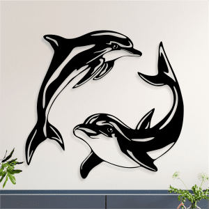 cuadros de delfines 60 55 cm